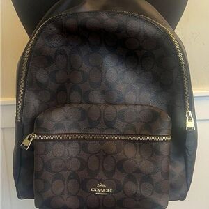 Coach F58314 Coated Canvas Signature Charlie Backpack